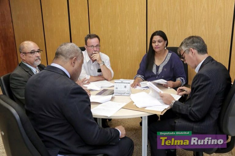 Distrital Telma Rufino, participou de reunião com o secretário-chefe da Casa Civil