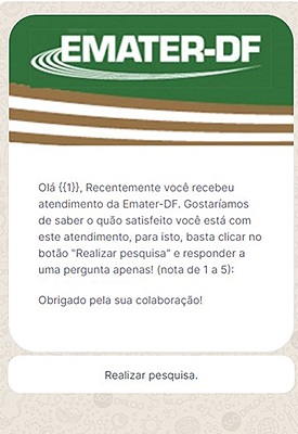 Produtor rural avalia o trabalho realizado pela Emater-DF como excelente