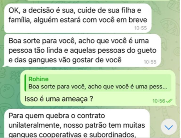 Influencer é jurada de morte ao romper com Jogo do Tigrinho