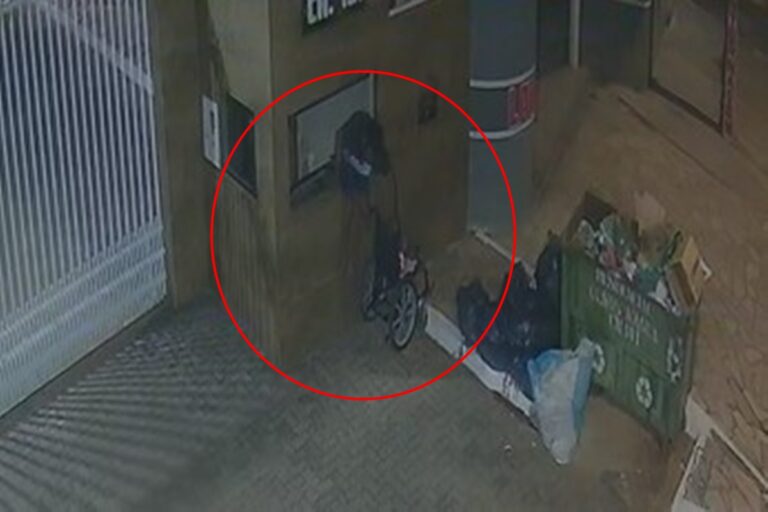 “Cadeirante” pula guarita e furta bateria em condomínio do DF. Vídeo