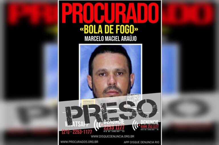 Principal matador do Comando Vermelho é preso: conheça “Bola de Fogo”