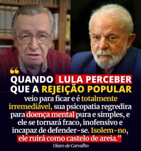 Olavo de Carvalho estava certo sobre o futuro de Lula