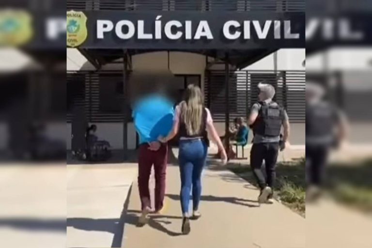 Homem agride ex-companheira e a ameaça de morte; veja vídeo da prisão