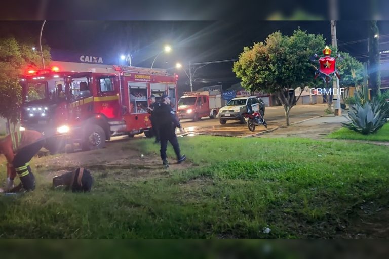 Homem ameaça funcionários e ateia fogo em quarto de hotel no DF