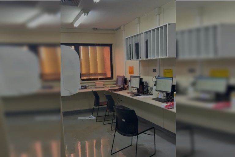 Vazamento de cano de esgoto inunda UTI do Hospital de Base com água e fezes. Veja vídeo