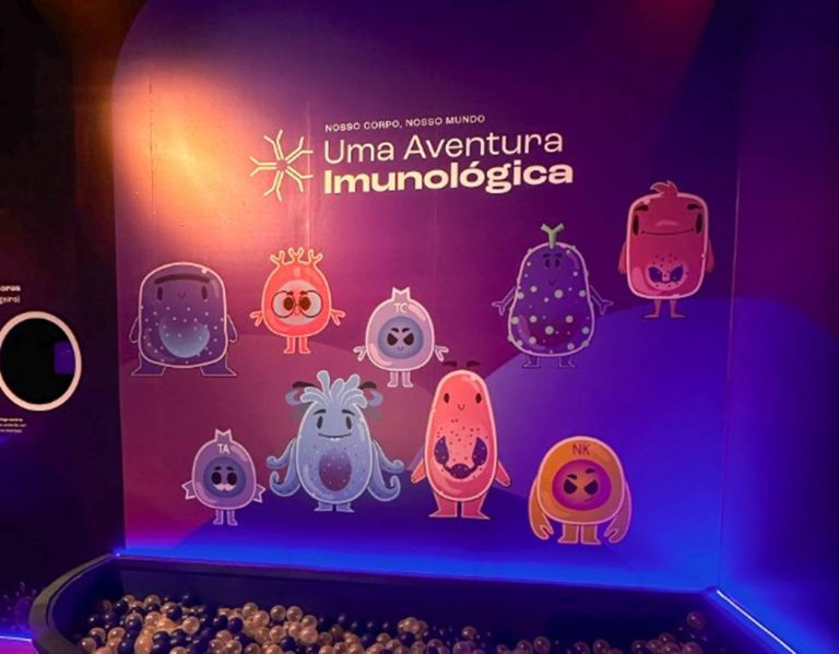 Exposição Uma Aventura Imunológica chega ao DF com entrada gratuita