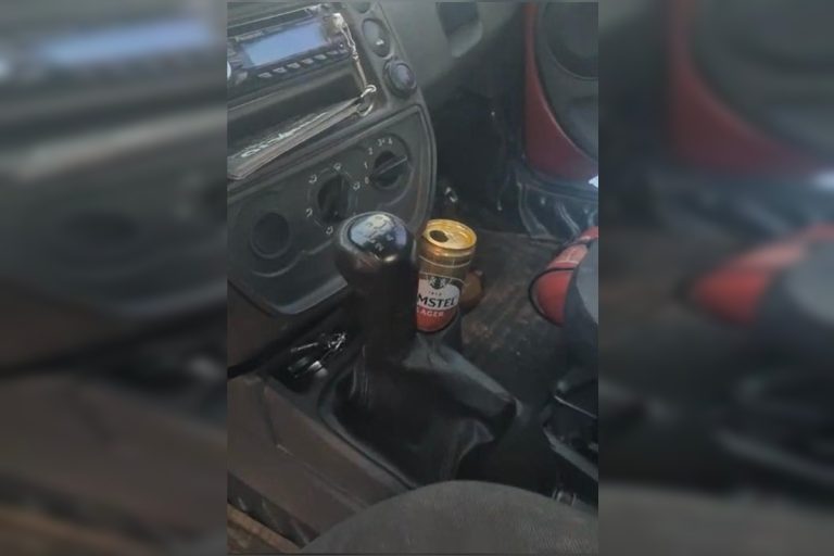 “Tomei 3 latinhas”: motorista bêbado e sem CNH é preso após batida
