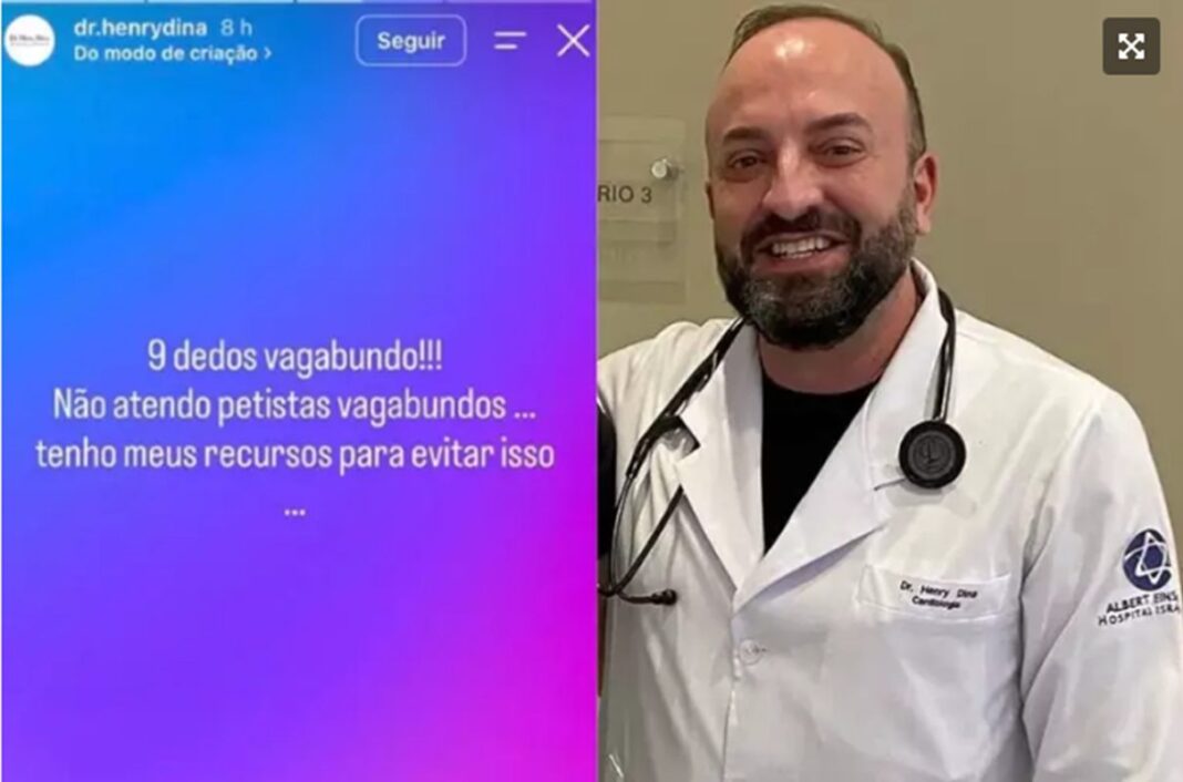 medico-do-einstein-ataca-eleitores-de-lula:-“nao-atendo-petista-vagabundo”